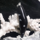 Schneeflocken Obsidian Anhänger